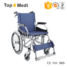 Topmedi Desk Armrest Steel Manual Wheelchair for Handicapped